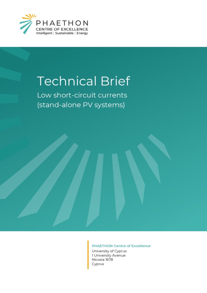 Technical Brief: Low short-circuit currents (stand-alone PV systems)